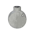 Decoduct 20mm PVC 1-way circular terminal box, model DJO2