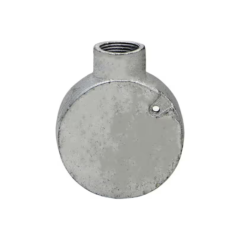 Decoduct 20mm PVC 1-way circular terminal box, model DJO2