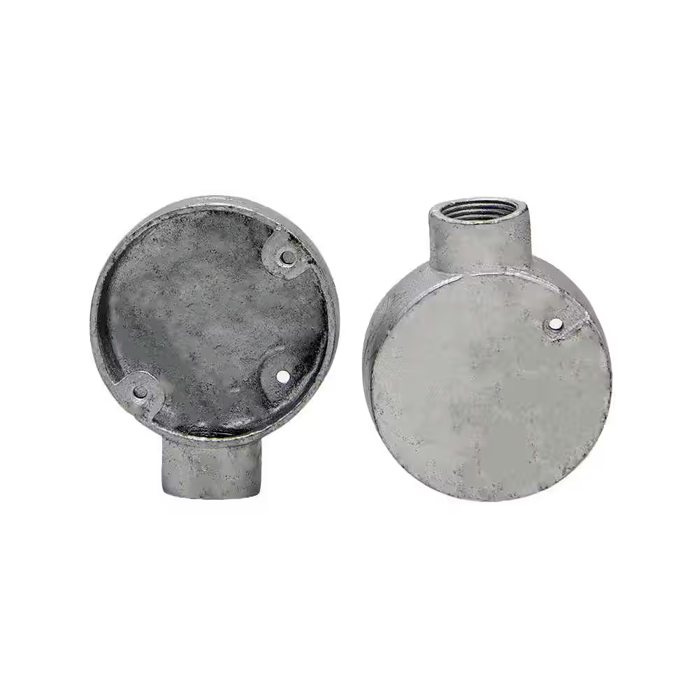Decoduct 20mm PVC 1-way circular terminal box, model DJO2