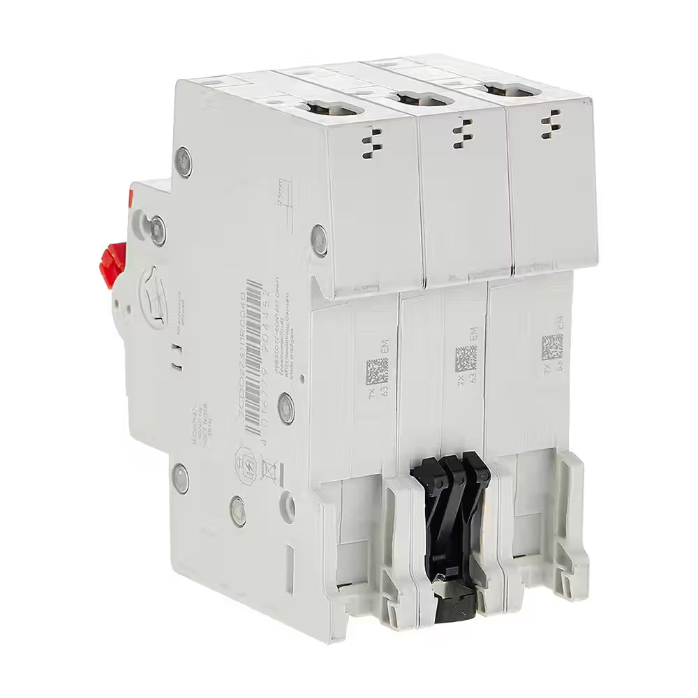 ABB SHD203/40 40A 3 pole DIN rail isolator switch with lockable handle