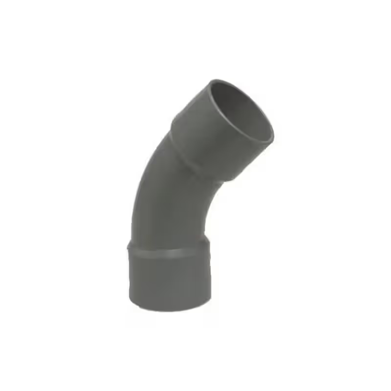 Decoduct 50mm PVC long bend, slip type, model DLB6
