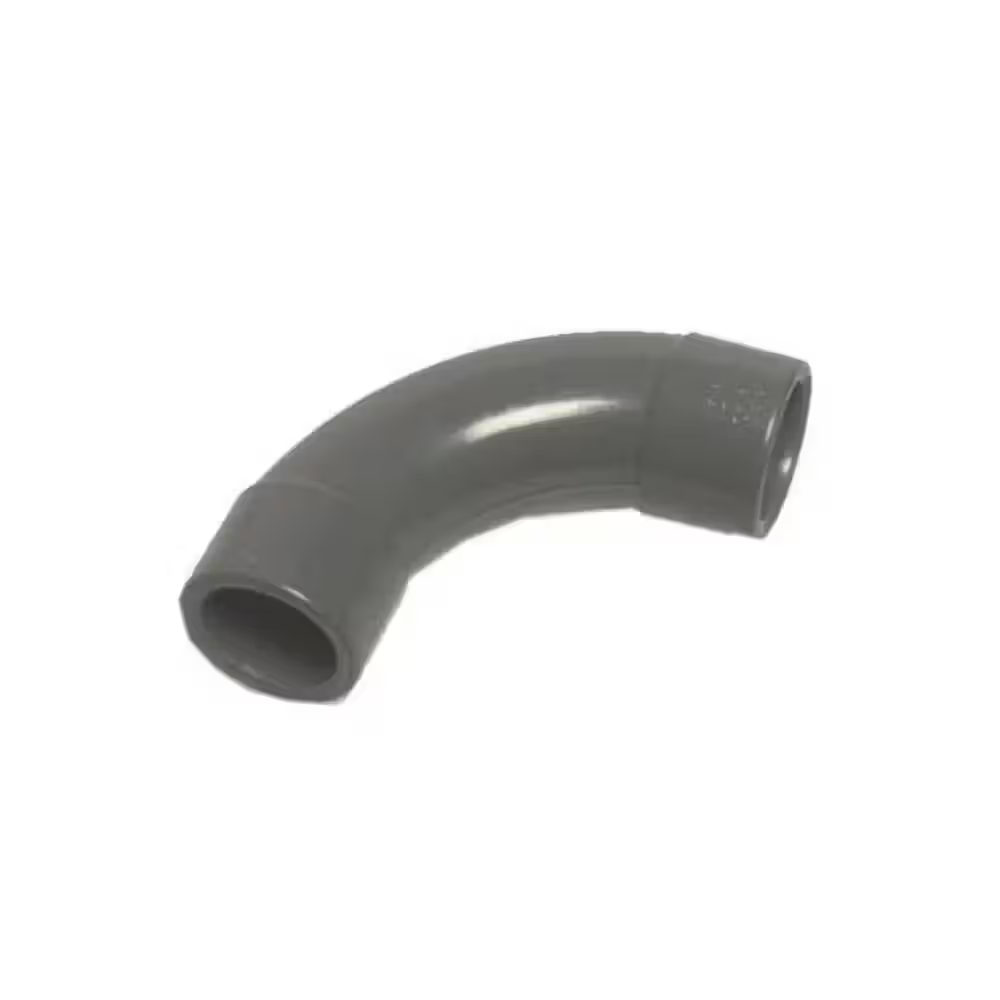 Decoduct 50mm PVC long bend, slip type, model DLB6