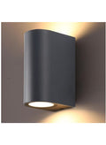Modern LED Wall Light – Waterproof Up & Down Outdoor Wall Lamp, Aluminum Body, Warm White Lighting for Porch, Balcony, Garden, Hallway, Living Room & Exterior Decoration
