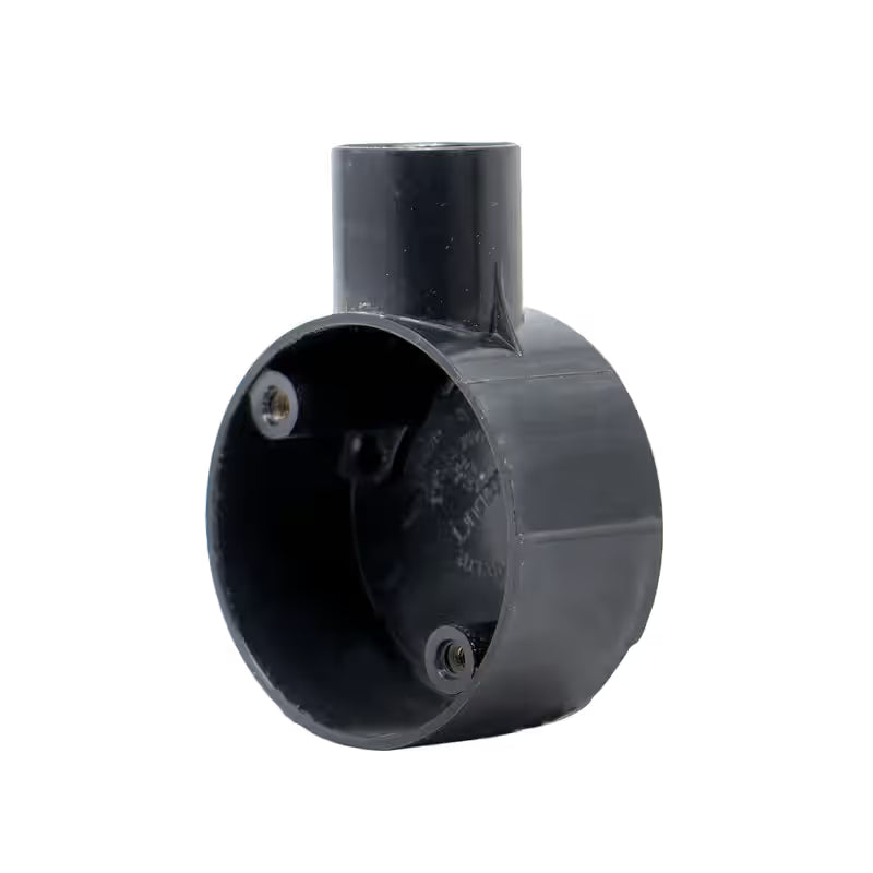 Decoduct 20mm PVC 1-way circular terminal box, sold per packet, model DJO2