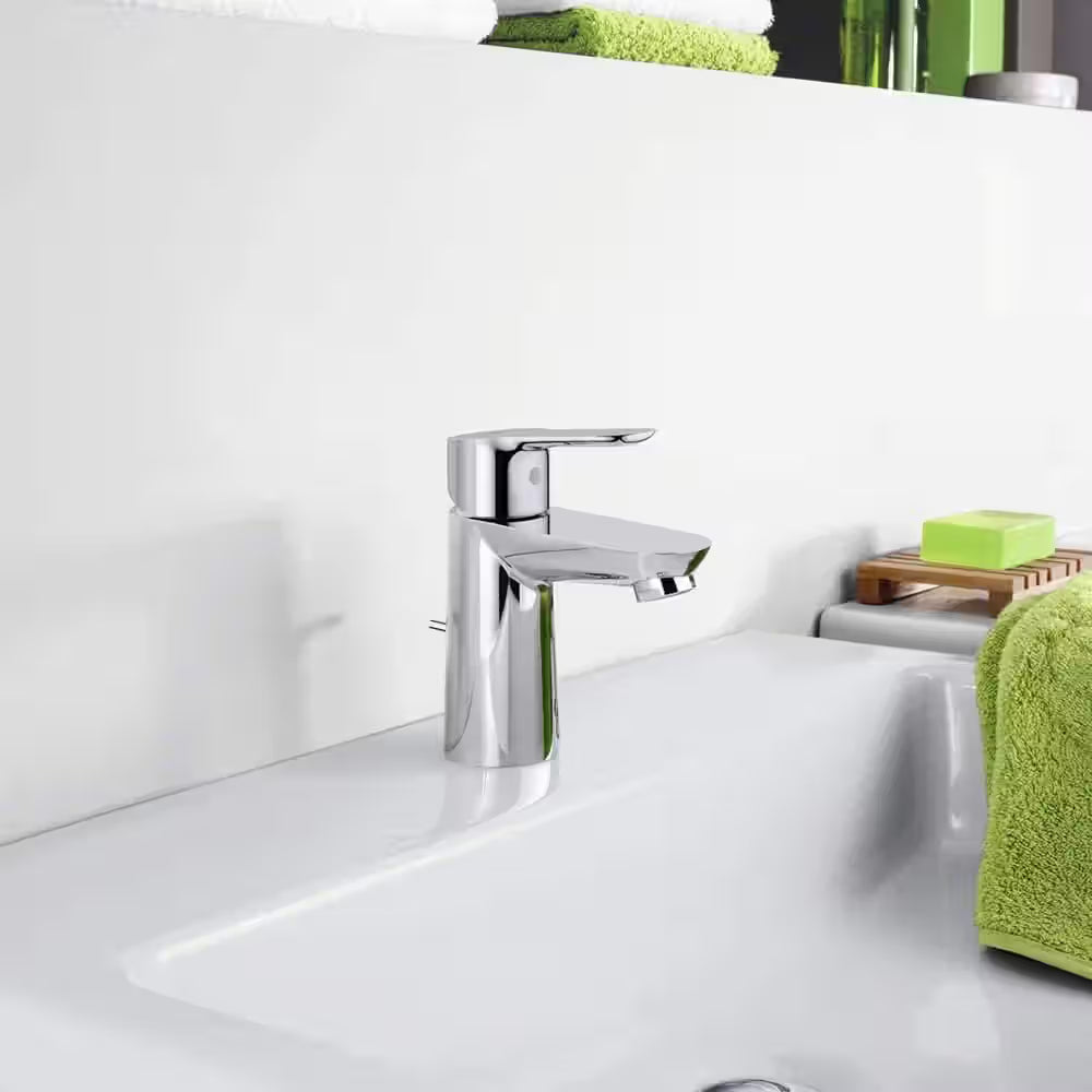 GROHE Eurosmart single-lever sink mixer, chrome, swivel spout