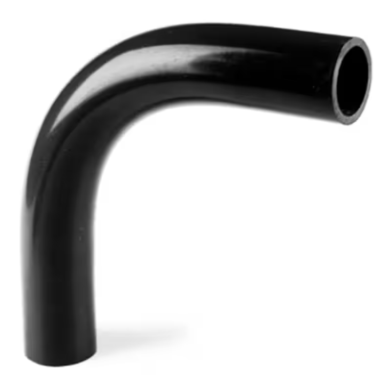 Decoduct D54 PVC long bend pipe, 89mm x 90 degree