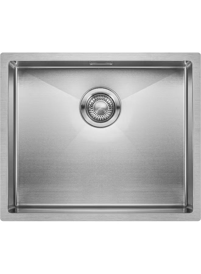 Mizzo Linea 50-40 Kitchen Sink, Stainless Steel Kitchen Sink from 60 cm Cabinet