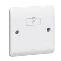 Synergy - Fused connection unit - Unswitched 13A 230V AC - Cord outlet with screw connection - Compact 86x86mm IP20