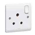 Legrand Synergy socket outlet, 1 gang switched, 15A 250V, white