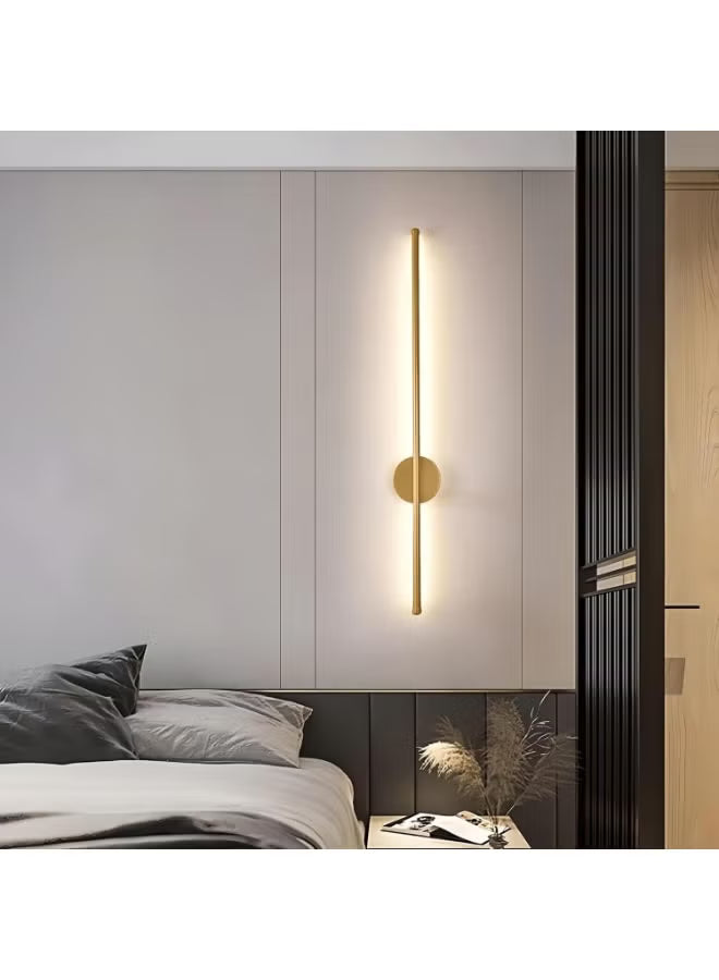 LED Wall Highlighter Light 12W | 3-in-1 Colour Changing Wall Lamp | Classic Gold Luxurious Wall Decor – Model 398 | Modern Indoor Lighting for Living Room, Bedroom & Hallway