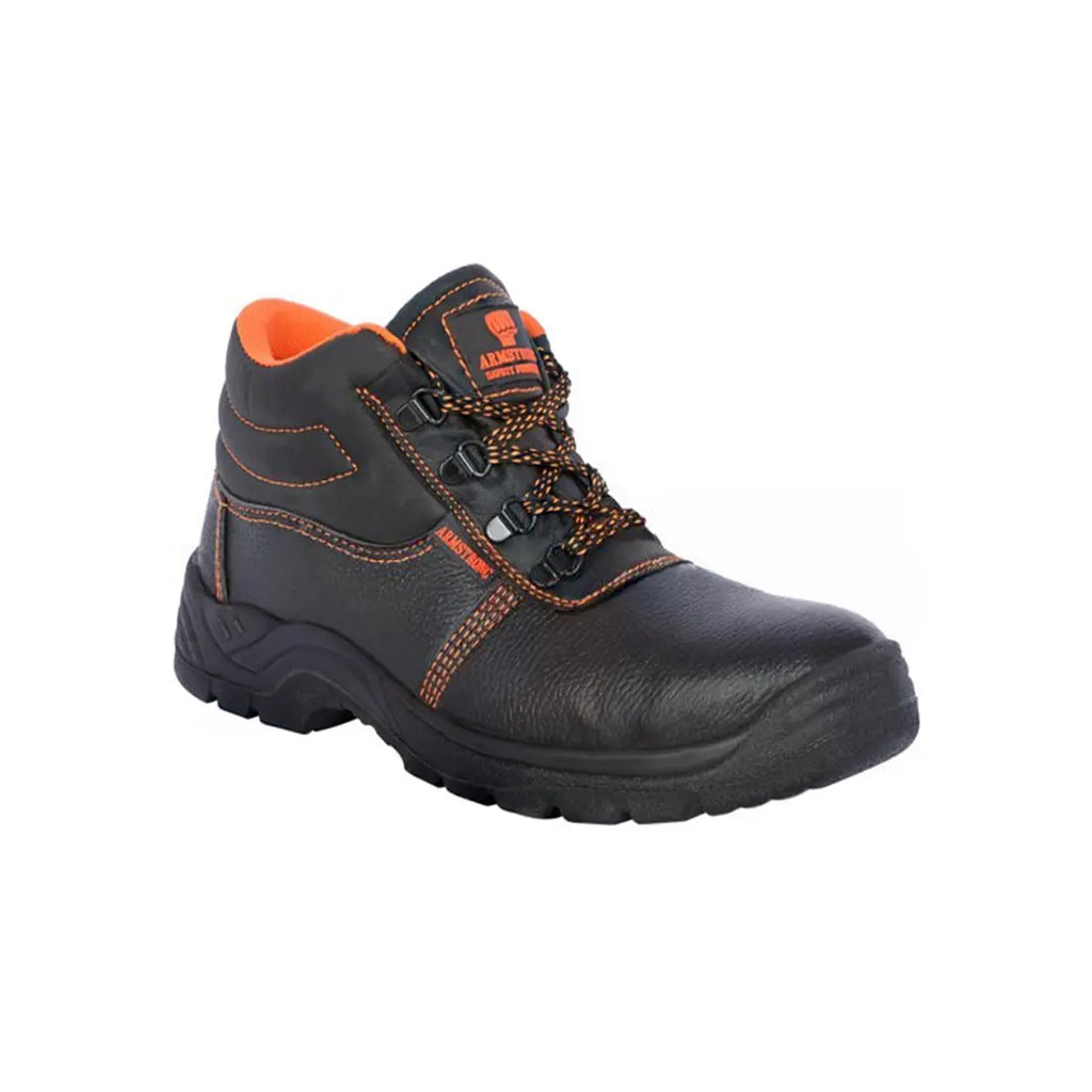 Armstrong LMV SBP high ankle safety shoes, black, steel toe