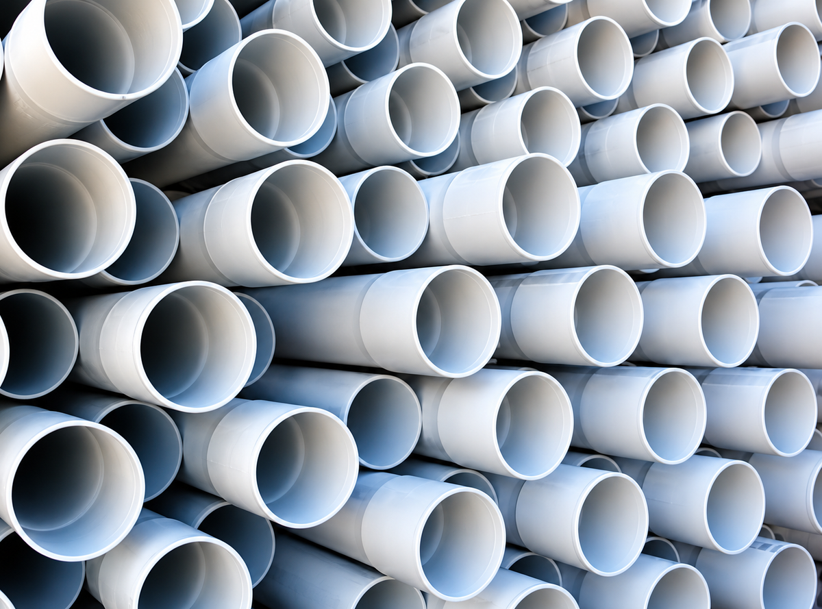 Cosmoplast UPVC duct pipe, 110mm x 6mtr, DIN8062, PN6, solid wall grey