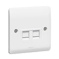 Legrand Synergy White Double RJ45 CAT 6 Data Socket 730057
