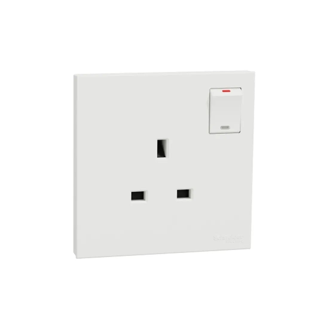 Schneider Electric AvatarOn C 13A 250V 1 gang switched socket in white - E8715_WE