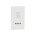 Schneider Electric AvatarOn C universal shaver unit 115V/240V in white - E87T727V_WE
