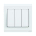 ABB Inora BL103 3 gang 1 way 10AX switch in white