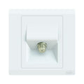 ABB Inora BL308 1 gang 45-degree satellite F-type outlet in white
