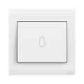 ABB Inora BL429 1 gang 1 way 10A bell push switch in white