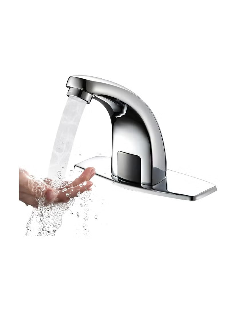 ENZO Professional Automatic Sensor Faucet – Touchless Infrared Basin Tap with Water-Saving Technology, Chrome Finish, Smart Temperature Control, Ideal for Bathroom & Kitchen Use