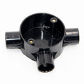 Decoduct 20mm PVC 3-Way Circular Junction Box (DJT2)