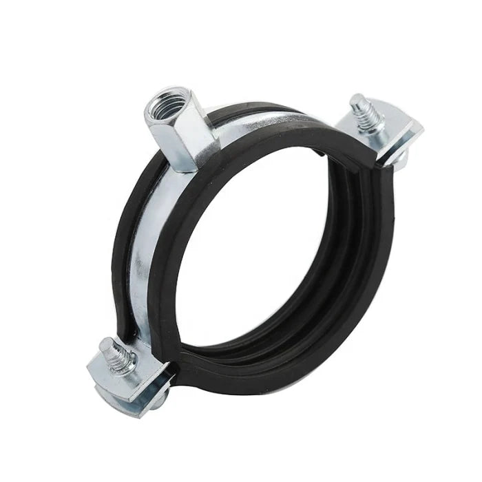 GI CLAMP WITH RUBBER 1 1/2"(48-53MM), M10. BRAND: COSMOPLAST