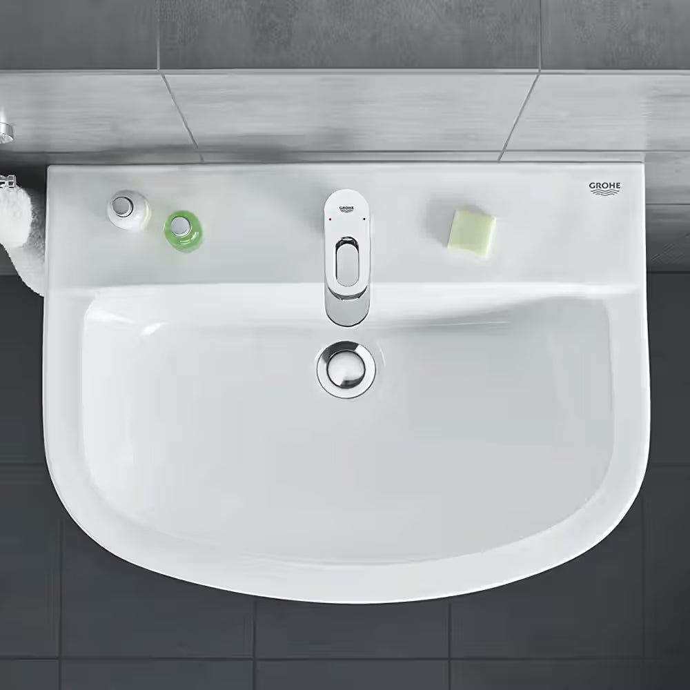 GROHE BauLoop 1/2" Single-Lever Basin Mixer, M-Size – Chrome (23762000)