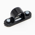 Decoduct PVC saddle, 20mm, black, quick-fix conduit clamp