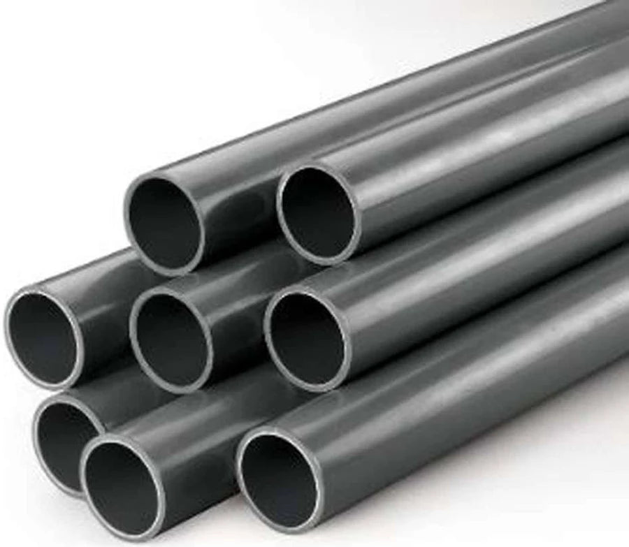 UPVC PIPE 1 1/2", CLASS-E, BS3505, SS, GREY, 6MTR. BRAND: COSMOPLAST