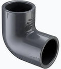 PVC ELBOW 1 1/2" 90DEGREE, SCH-80, EN1452. BRAND COSMOPLAST